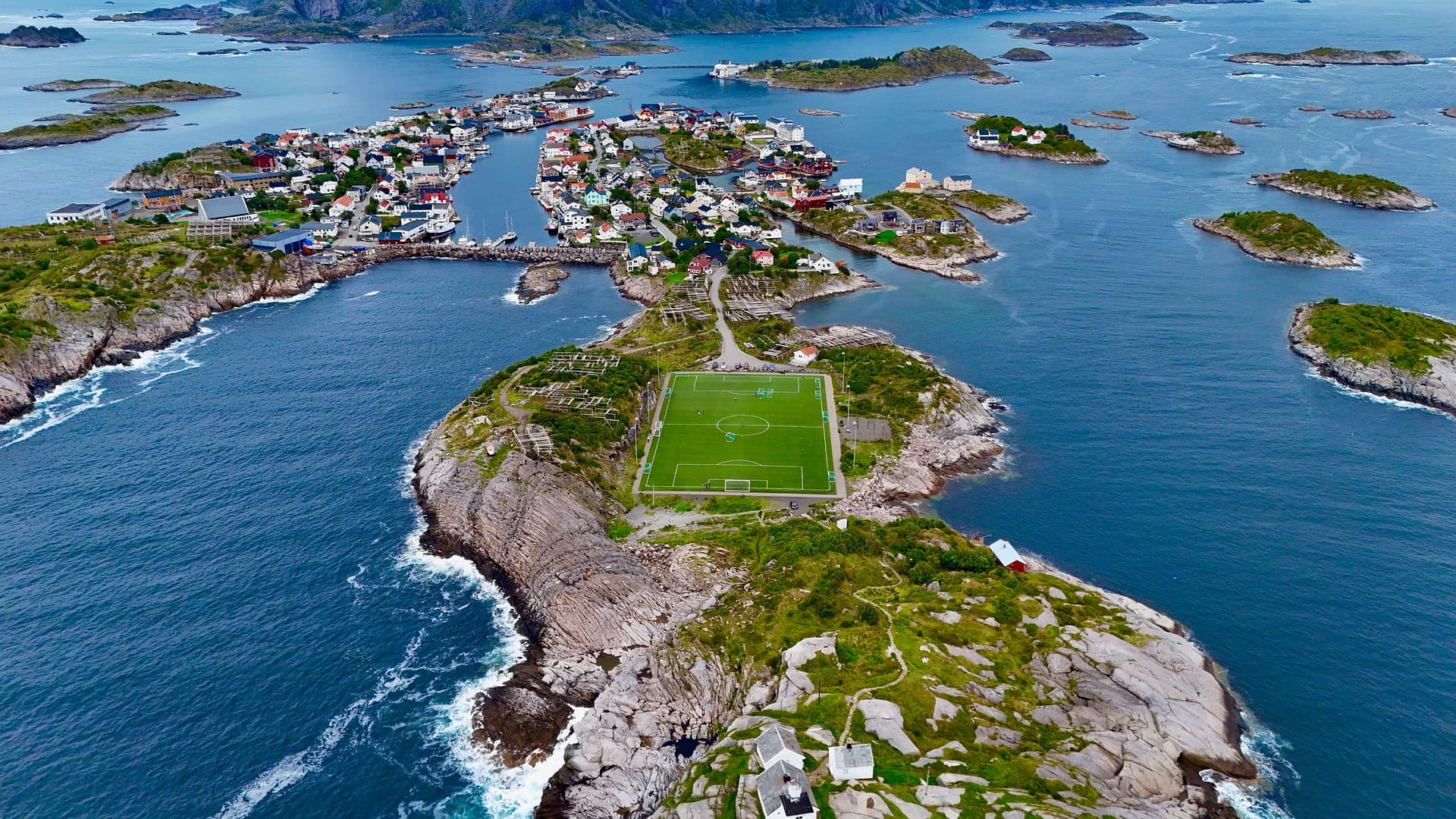 Svolvær havn i Lofoten